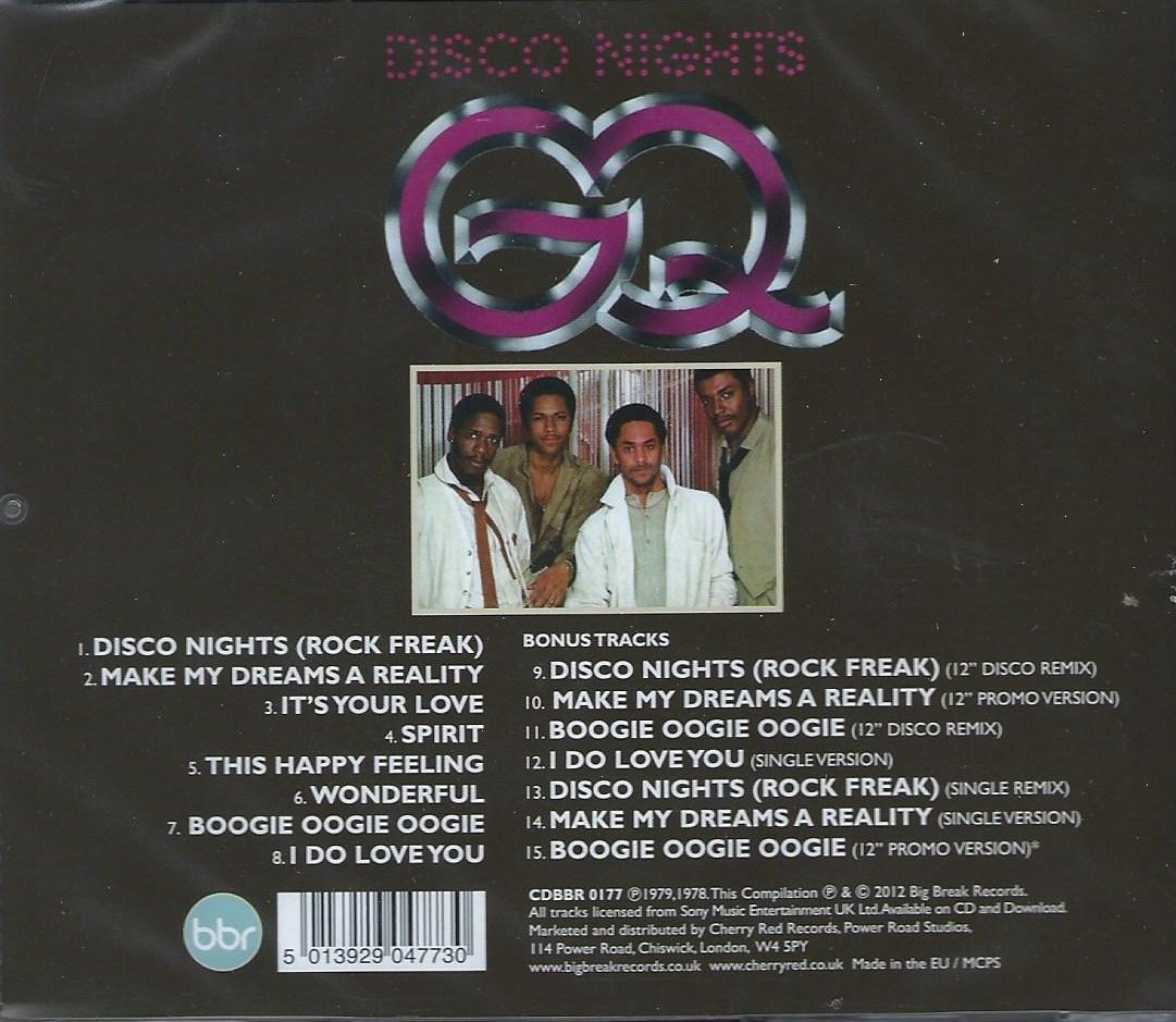 G.Q. Disco Nights BBR 177 Dubman Home Entertainment